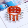 Punk Men Women Faux Leather Multiple Spikes Bracelet Bangle Jewelry Wrist Decor. 