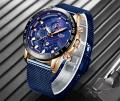 LIGE Fashion Mens Watches Top Brand Luxury WristWatch Quartz Clock Blue Watch Men Waterproof Sport Chronograph Relogio Masculino. 