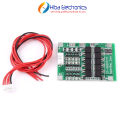 4s 30A 14.8v li-ion lithium 18650 battery bms pack p c b protection board balance integrated circuit with cable. 