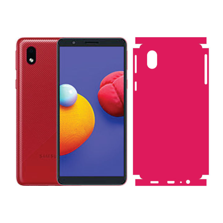 Samsung Galaxy A01 Core Back RHINO-0011 MAGENTA Sheet Anti-stain Wrap Cover