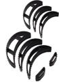 Pack of 10 Hair Accessories Hair Puff Maker Comb Sponge Hair Make Pad Comb hair Hair Puff Hairstyle Device Hair Ponytail Comb Styling Tools Hair Styling Clip Stick Bun Maker Braid Tool Hair Bumpits French Braid Maker Hair Bun Donut Maker. 