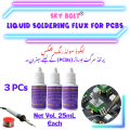 PCB LIQUID SOLDERING FLUX- LIQUID FLUX FOR PCBs- FLUX LIQUID FOR SOLDERING- FLUX PASTE- SKY BOLT PCB LIQUID SOLDERING FLUX. 