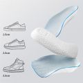 Height Increase Insoles for Men Women Shoes Flat Feet Arch Support Orthopedic Insoles Sneakers Heel Lift Memory Foam Shoe Pads. 