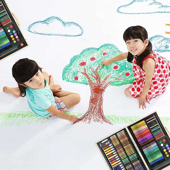 Splendour.%20180%20Pcs%20Premium%20Kids%20Drawing%20Art%20Set%20Wooden%20Box%20Colouring%20Sets,%20Painting,%20Pen,%20Crayon,%20Colour,%20A%20Great%20Birthday%20Gift%20Idea%20-%20Image%2010
