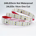 AC 220V LED Strip Lights 2835 120/240 LED/m 5M 220V LED Strip 220 V Volt High Brightness Lighting Diode Tape Lamp Flexible Soft. 