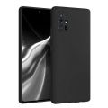 Samsung Galaxy A51 Soft Silicon Matte Back Cover Protective Phone Case, Black. 