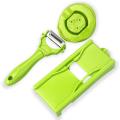 Miracle Peeler 2 in 1 Julienne Peeler with Bonus Mandoline Included. 
