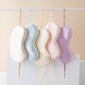 【Footprint】 Silk Eye Shading Sleep Mask Ear Hanging Adjustable Comfort Aviation Travel Sleeping Mask Soft Eyeshade Men And Women Eye Cover. 