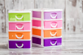 Mini Small Drawer Four Five & Six Layers In 1 Set Plastic Storage Boxes for Medicine, Stationery Items, Cosmetics, Money, Jewelry & Other Small Items for Storing Purpose.. 