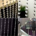 1-Line/Lari of Crystal K9 Window Christmas Party Decoration Garland Curtain Pendant Romantic Wedding Decoration. 
