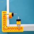 90 Degree Positioning Squares Right Angle Clamp Orange Woodworking Tool 3 Inch. 
