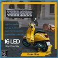 Pack of 2, Super bright 16 Led Bar Lights for Bike & Car. 
