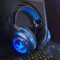 EKSA E800 Wired Gaming Headphones with Noise Cancelling Mic and LED Light. 