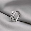 Hug Ring For Women  Cute Minimalist Hands Embracing Adjustable love  Rings Couple Jewelry Party Gift. 