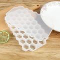 Honey Cube Honeycomb Tray 37 Silicone Cubes Ice Cube Making Mold with Lids. 
