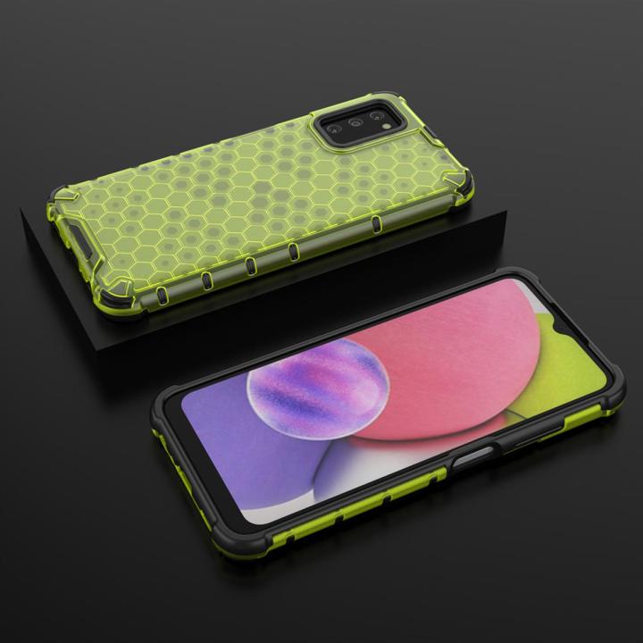 tzmar for Samsung Galaxy A03S 166.5mm Case Transparent PC TPU Hybrid Hard Case Colorus shockproof Phone Casing Back cover
