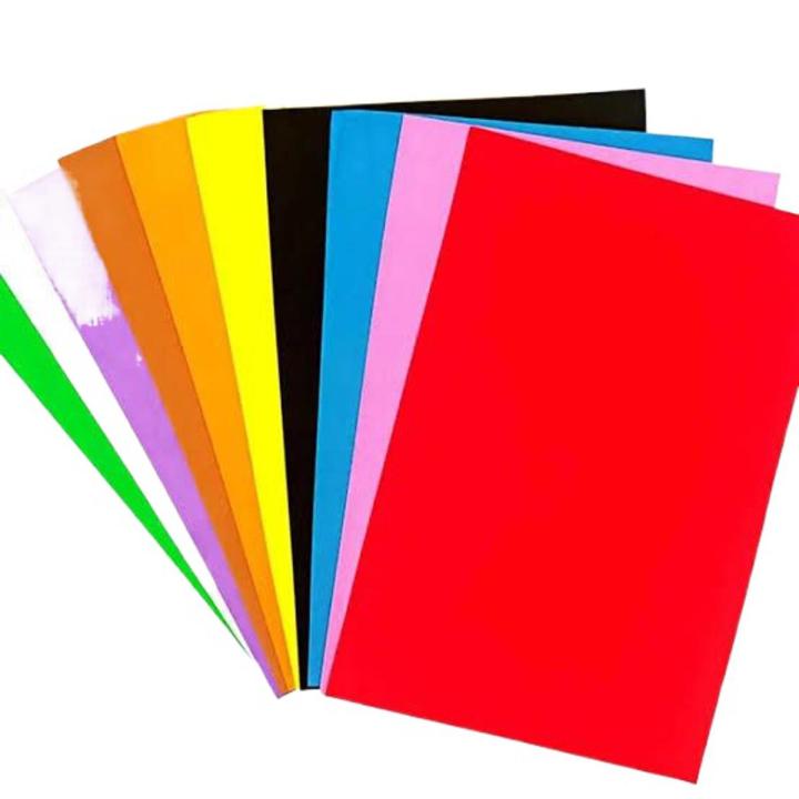 Glace Paper 25×15 size - All colors - Pack of 10 glace colors