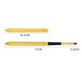 black-Gold Silver Metal Handle Lip Gloss Makeup Brush Portable Retractable Adjustable Lipstick Brush With Protect Cosmetic Tool. 
