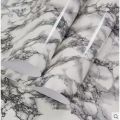 60x200cm Marble Contact Paper Countertops - Self Adhesive Shelf Drawer Liner - Gray Decorative Contact Wallpaper - Waterproof, Peel and Stick, Easily Removable. 