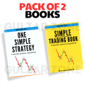 Pack of 2 Book - Simple Trading Book & One Simple Strategy Technical Analysis Simplified - Trading Book In English Crypto , Forex , Stock , Binary Books - Candlestick pattern & Chart Pattern Combo Book  Set. 