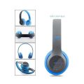 P47 Headphones Wireless Bluetooth Head Phones Foldable Stereo Headset with Built-in Wireless Mic compatible for All Android Devices and PC. 