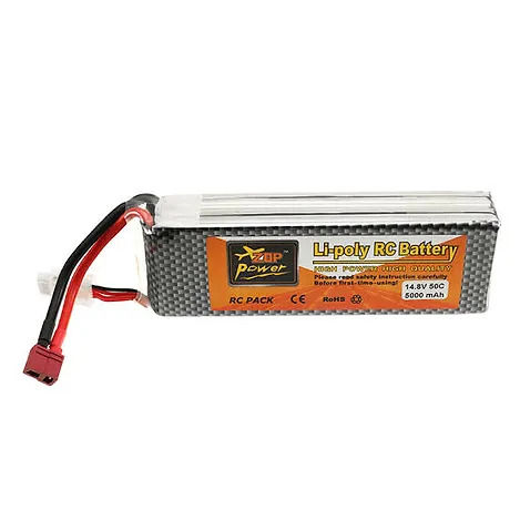 4S 14.8v 5200mah 50C XT60 connector zop power lipo battery In Pakistan