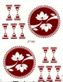 Fashion Stickers Temporary Water Proof Henna Tattoos/ Mehndi Stickers / Arabic Henna stickers/ instant mehndi stickers. 