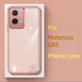 【Art Style】For Motorola G85 Phone case transparent Lens protector Stain-Resistant Cushioned Airbag Designer Anti-fingerprint Protective Case. 