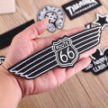 According embroidered fashion brand men decorative embroidery chapter embroidery cloth patch stickers subsidize black hole embroidery badges 1. 