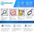 T-Power Ac Dc Adapter Charger for the Gro Company Gro-Clock Sleep trainer replacement power supply (HJ008). 