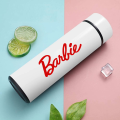 BARBIE Name Water Bottle for girls with LED Temperature Display/Stainless Steel Smart 500ml Water Bottle/Double Wall Vacuum Insulated Leak Proof/Stay Hot Cold /Travel Modern Mug with Vacuum Thermos Flask. 