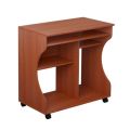 Small Compact Computer Desk Home Office Workstation On Wheels Laptop PC Table Customized. 