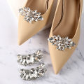 1Pcs Lady Shoe Clips Wedding Bride Shoes Decoration For Women High Heel Removable Jewelry Rhinestones Crystal Shoes Decorations. 