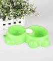 Imported Pet Double Plastic Dispenser - Bowl. 
