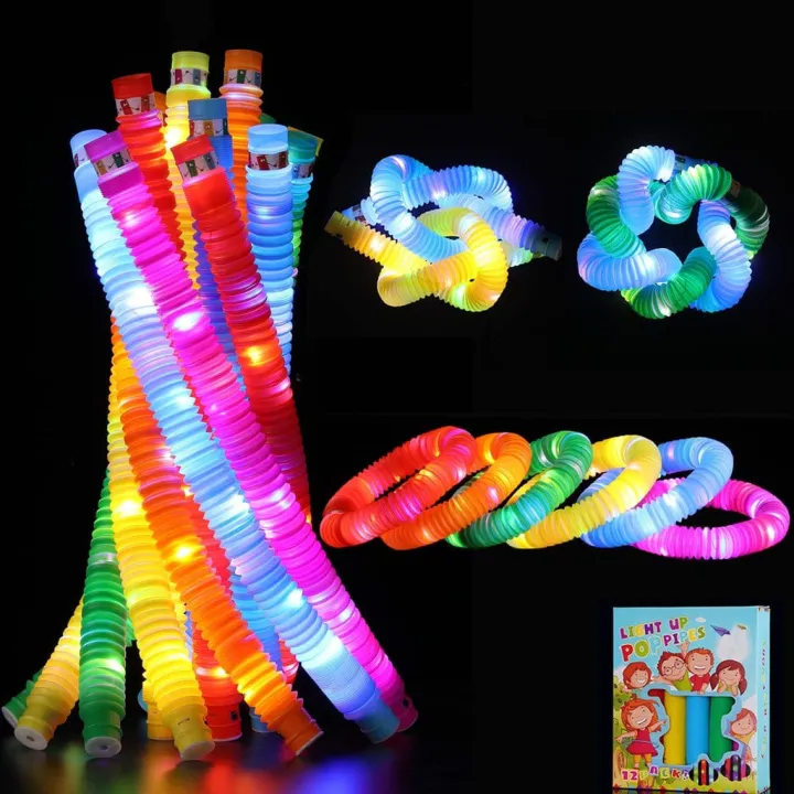 8%20Pack%20LED%20Light%20Up%20Pop%20Tubes%20Sensory%20Fidget%20Toys%20Party%20Favors%20for%20Kids%20Glow%20in%20The%20Dark%20Fidget%20Tubes%20Pull%20and%20Stretch%20Tubes%20-%20Image%202