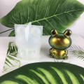 Frog Resin Mold | Cartoon 3D Frog Mold Table Decoration | Resin Mold Animal Candle Mold Silicone Mold For Resin Candle Mold Clay Mold Handmade Candle Mold Body Soap Mold 3D DIY Silicone Candle Molds. 
