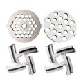 Meat Grinder Replacement Parts Included 2PC Cutter Cutting  2PC Meat Chopper Plates Mincer Part for MG30/60 Grinder. 