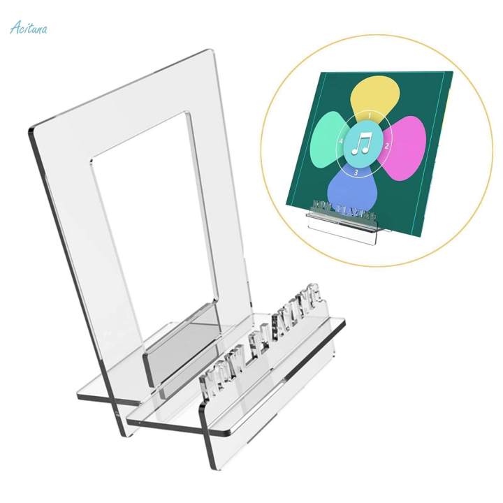 Vinyl Holder Display Stand Table Vinyl Display Stand Waterproof Acrylic Vinyl Clear