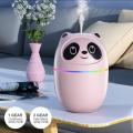 Air Humidifier Cute Panda Aroma Oil Diffuser with Night Light USB Chargeable Cool Mist Sprayer Plants Purifier Humificador. 