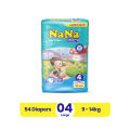 NaNa Smarty Diapers - New Jumbo Pack - Large Size 4 - 54 Pcs - 9-14kg. 