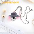 Loveseason Cowboy Hat Ornament Shiny Car Rear View Mirror Hanging Cowgirl Hat Disco Ball. 