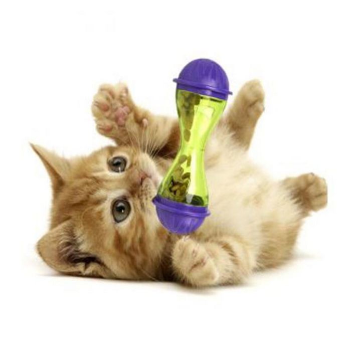 Cat Pet Food Dispenser Toy Leak Treat Ball