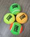 Pack of 12 Shine Tennis Balls For Tape Ball Cricket and Tennis. 