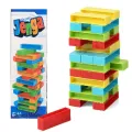 Planet X - Miniature Jenga Tower - 45 Vibrant Stacking Blocks. 