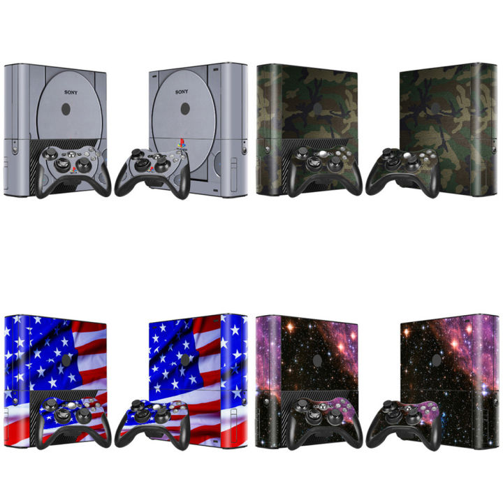 Xbox 360 E sticker full body film solid color sticker 360e handle sticker national flags sticker