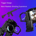 K21 Gamepad Console Joystick L1R1 Triggers Free Fire PUGB Mobile Controller PUPG Cocks Gaming For iOS Android Phone. 