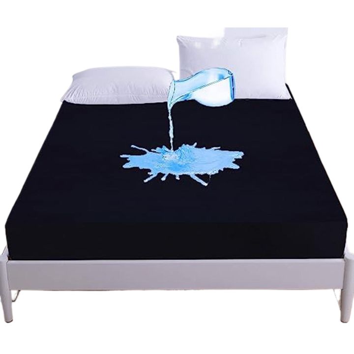 Waterproof%20Mattress%20Cover%20Fitted%20For%20Double%20Bed%20King%20Size%2072%20x%2078%20Inches%20/%206%20x%206.5%20Feet%20Premium%20Quality%20%7C%20Parachute%20Mattress%20Cover%20%7C%20Sale%20Able%20-%20Image%202