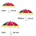 Wedding Velvet Umbrella | For | Nikkah,Maiyun, Mendhi, Dholki, Shadi, Decor |. 