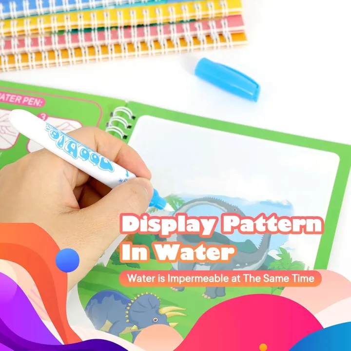 Magic%20Water%20Coloring%20Books,%20Water%20Drawing%20Doodle%20Book%20for%20Children%208%20Pages%20with%202%20Magic%20Pens,%20Learning%20Toys%20for%202%203+%20Year%20Old%20Boys%20Girls,%20Painting%20Board%20for%20Children,%20Drawing%20Gifts%20for%20Kids%20-%20Image%202