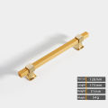 7 Inch Matte Gold Cabinet Pulls Kitchen Cabinet Handles -Solid Square Modern Drawer Pulls Zinc Alloy Cabinet Hardware, Door Handles for Kitchen Cabinets,Cupboard, Pack Of 2, 4, 10 And 20.. 